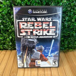 Nintendo Gamecube LucasArts Star Wars Rebel Strike Video Game Case Manual